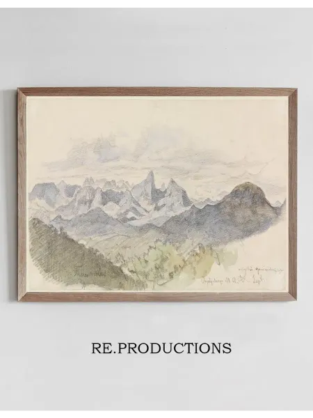 Re.productions Постер Blick auf das Orgelgebirge - Ferdinand Keller