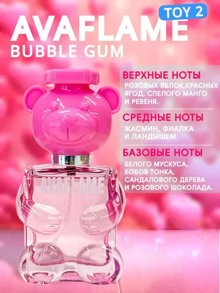 ДУХИ ДЕТСКИЕ БАБЛ ГАМ Духи AVAFLAME Babble Gum 50мл