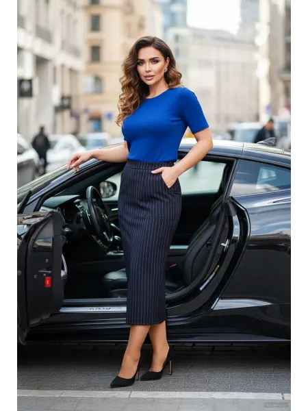 Ms AyCani Юбка карандаш большие размеры