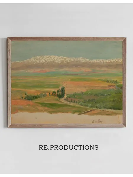 Re.productions Постер Mountains near Baalbec - Frederic Edwin Church