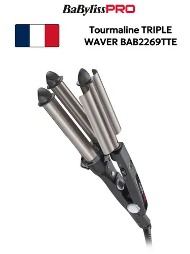 Babyliss Плойка-волна PRO Tourmaline Triple Waver BAB2269TTE