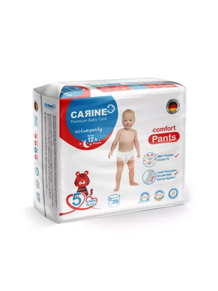 CARINE Подгузники трусики premium baby care 12-17 кг