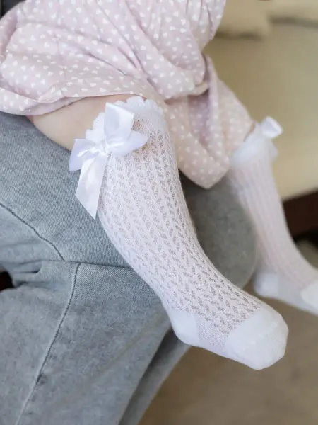 Unicorn baby Гольфы для новорожденной с бантиком