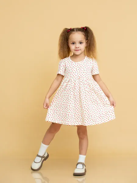 Babykiss Платье на лето в садик из жатка