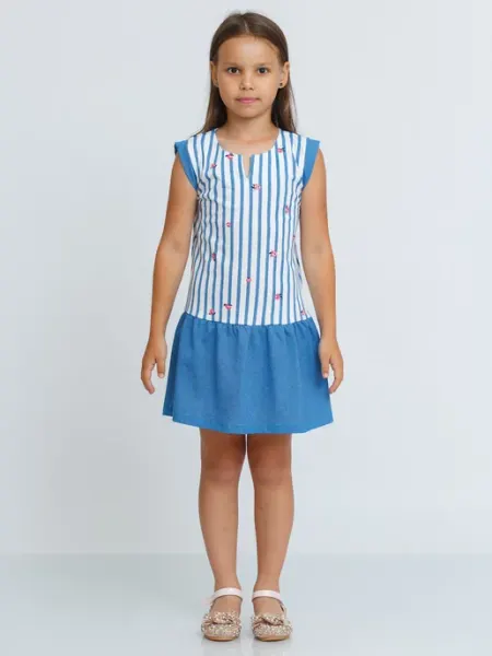 Babykiss Платье трикотажное летние в садик