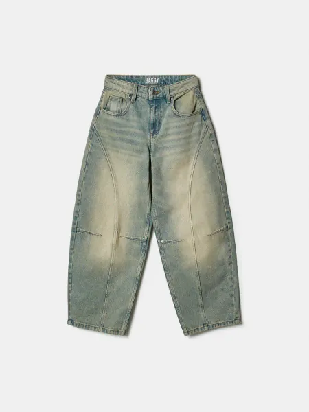 SELA Джинсы бананы Baggy Fit свободные винтажные