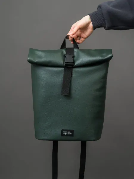 Locky bags рюкзак маленький женский ролл топ для ноутбука экокожа