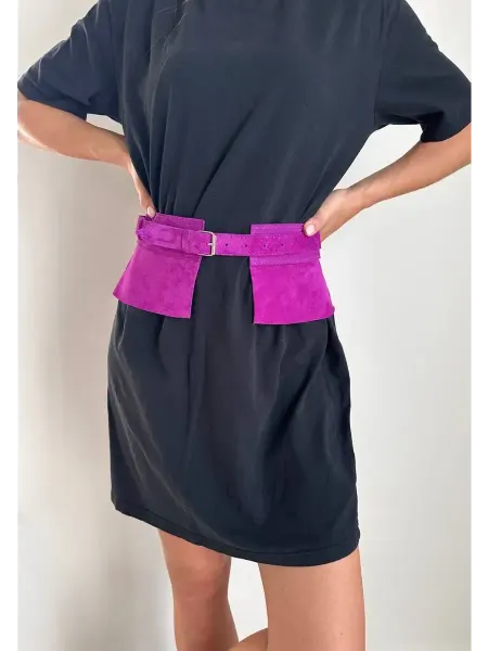 Shapely bags Пояс корсет для платья натуральная замша