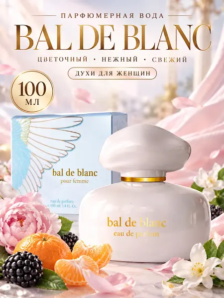 Neo Parfum Духи стойкие для женщин BAL de BLANC 100 мл Бал де Бланк