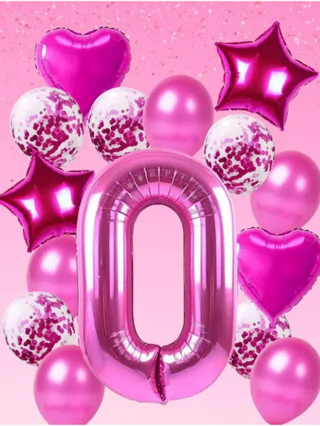 Sun Shi Balloons Шарики воздушные набор цифры для фотозоны
