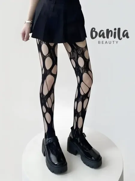 Banila Beauty Колготки в сеточку с дырочками