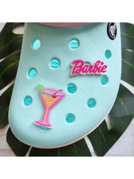 Fun_Jibz Джибитс Barbie на crocs женские