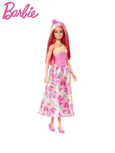Кукла Barbie Dreamtopia "Барби Принцесса в розовом платье с бабочками", HRR08