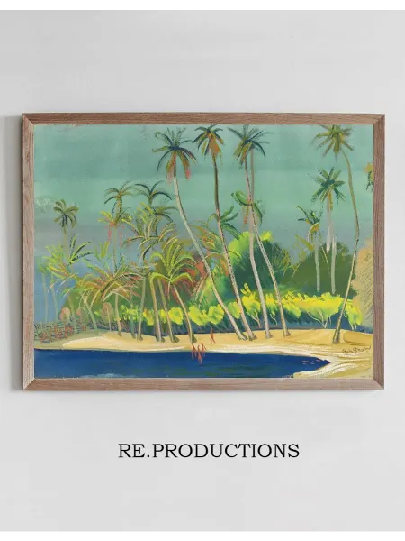 Re.productions Постер The Blue Bay, Brazil - Boris Grigoriev