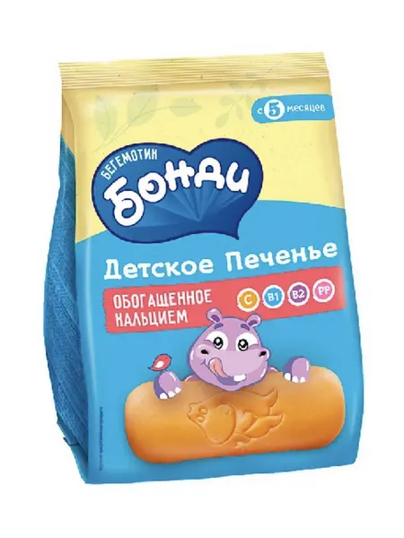 Bayash Бегемотик Бонди с кальцием 180 гр