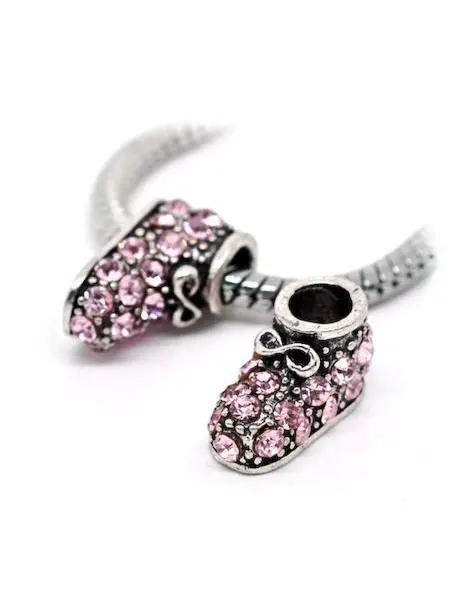 BeadsTree CHARM Шарм "Гламурный кед" розовая
