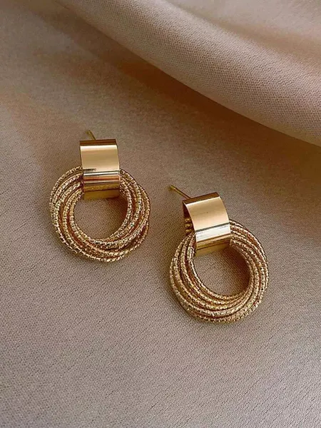 Beauty Berent Серьги с кольцами бижутерные
