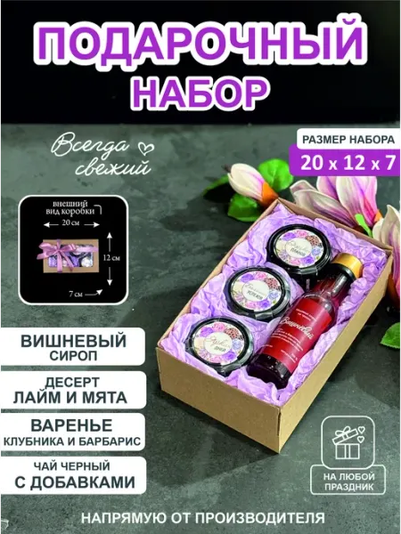 Добрые традиции Подарочный набор для женщин на день рождения подруге