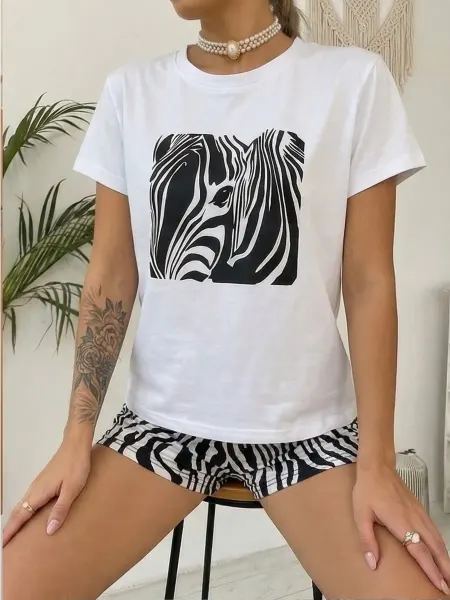 BELLONA Пижама шортами и футболкой