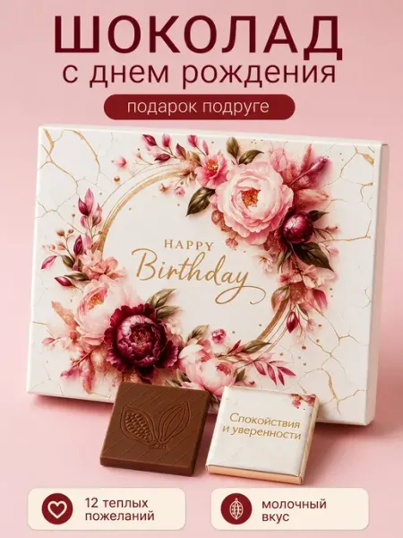 Счастливая мануфактура Подарок женщине на день рождения подарочный набор