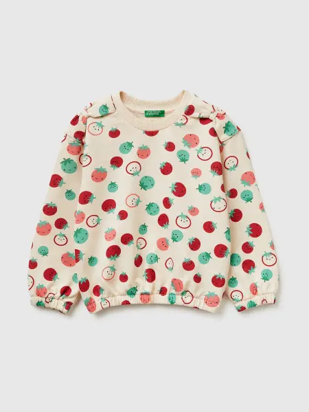 United Colors of Benetton Толстовка с принтом и аппликцией