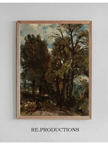 Re.productions Постер Fen Lane, East Bergholt - John Constable