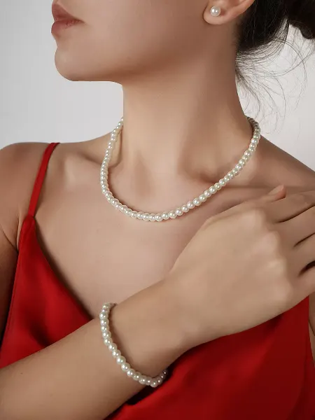 Beverly jewelry Бусы жемчуг + серьги и браслет