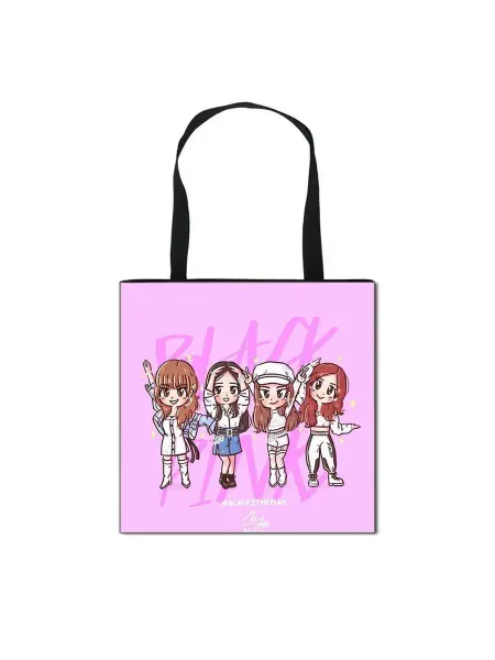 Date Time Сумка шоппер хозяйственная Блэкпинк BlackPink