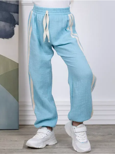 BLUMY Брюки из муслина детские джоггеры для мальчика и девочки