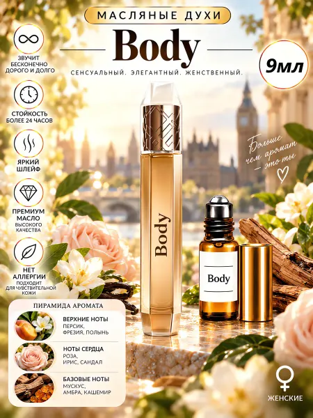 CriptoParfum Body Духи масляные Стойкие