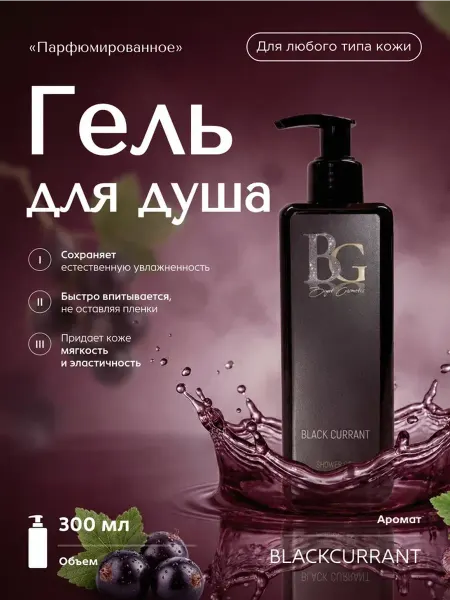 Премиальный гель для душа парфюмированный Bogat Cosmetic