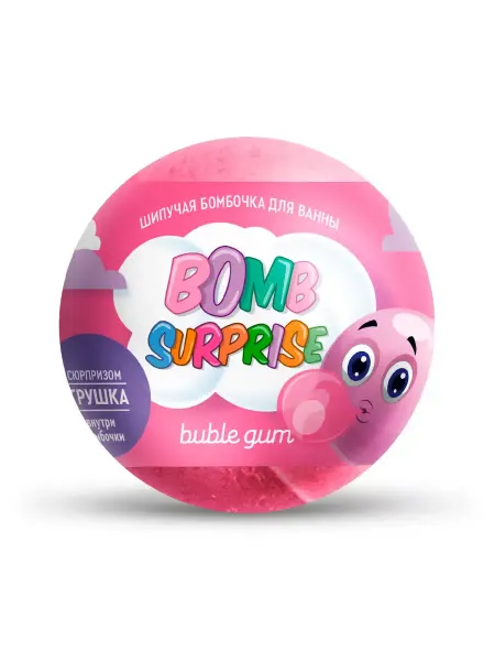 Fito косметик Бомбочка с игрушкой "Bomb Surprise" bubble gum, 115 гр