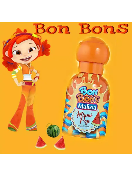 MALIZIA Детская Туалетная вода Bon Bons Miami Pop 50 мл