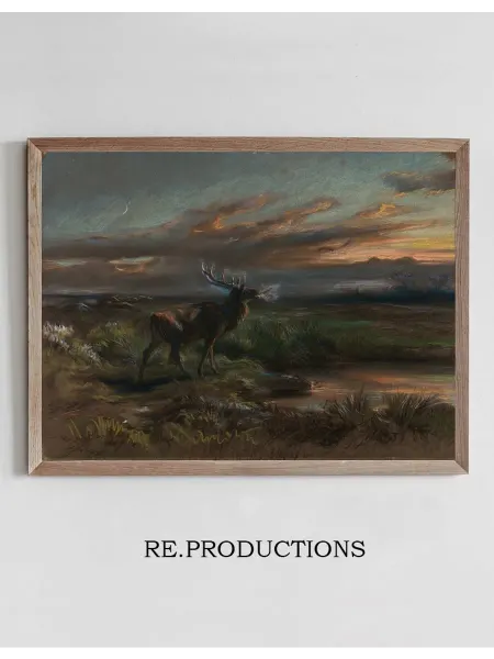 Re.productions Постер The Call of the Stag - Rosa Bonheur