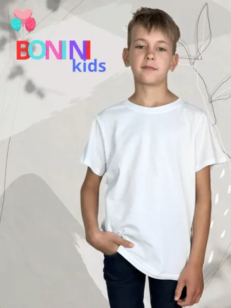 BONINIKIDS Футболка базовая хлопковая