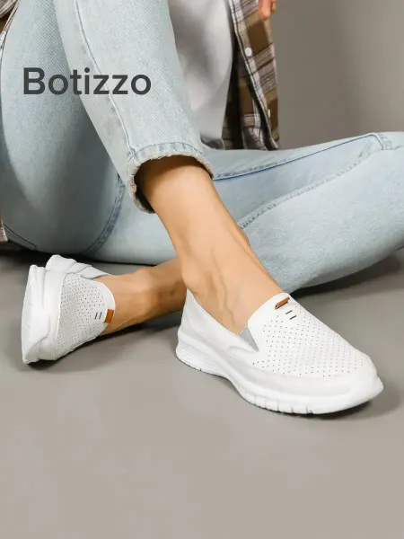 Botizzo Лоферы летние натуральная кожа