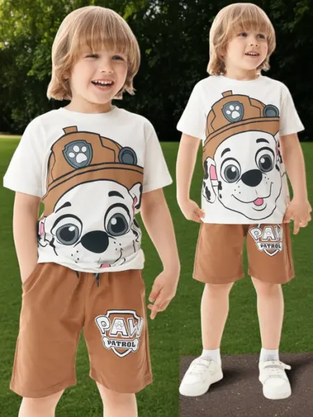 S2 brand kids Костюм детский летний двойка шорты и футболка