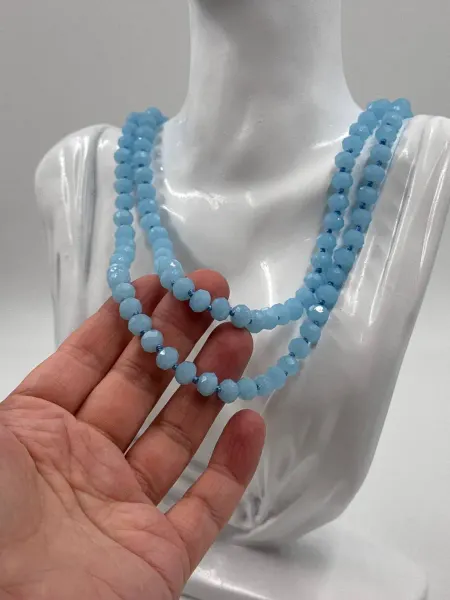 Brasleti_charm Бусы из чешского стекла длинные