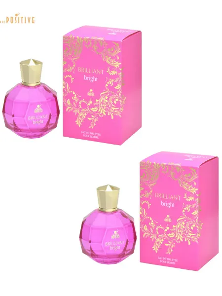 Positive parfum BRILLIANT BRIGHT Туалетная вода для женщин, 100 мл (двушка)
