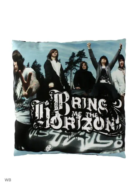 Рок, панк, анархия… Подушка декоративная Bring me the Horizon