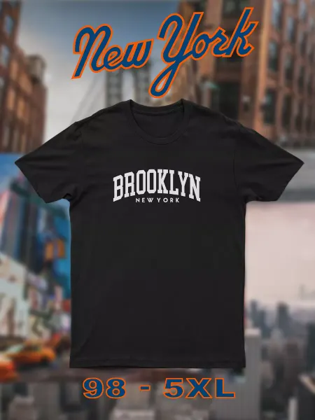 Dtf-Maker Футболка с принтом Brooklyn New York