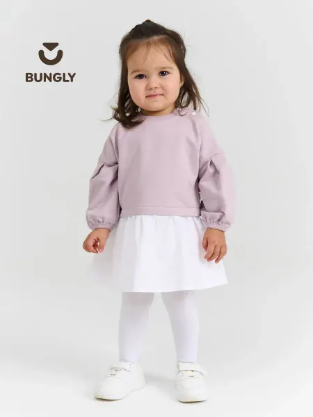 Bungly Платье с хлопковой юбкой для малышей