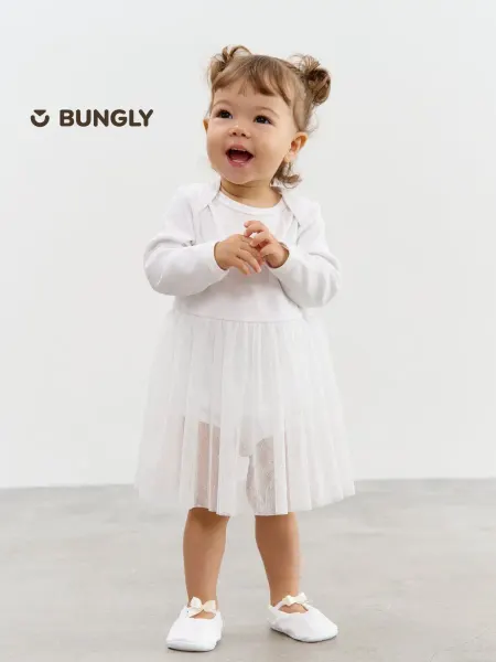 Bungly Платье-боди с юбкой из фатина