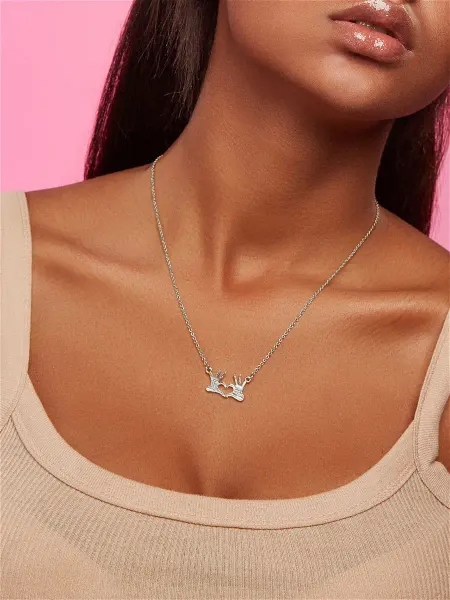 Nothing but Love Колье цепочка серебристая