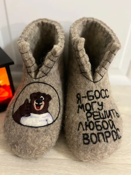Buta Eco Чуни Валяные тапочки Войлочные из овечьей шерсти
