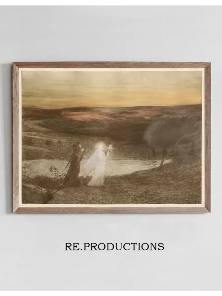 Re.productions Постер Dante Rencontre Béatrix - Henri Martin