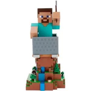 Фигурка-подставка для телефона/геймпада Cable Guys: Minecraft: Steve