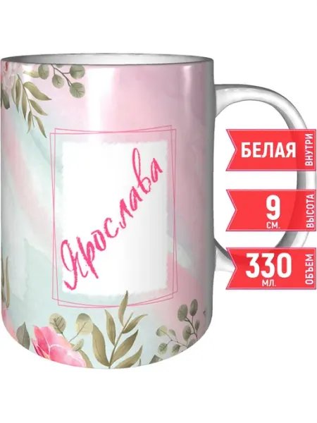 Grand cadeaux Кружка именная Ярослава - стандартная