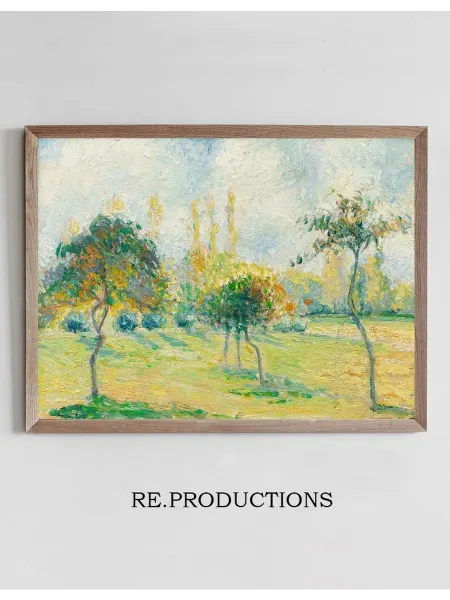 Re.productions Постер Pommiers, effet d’automne - Camille Pissarro