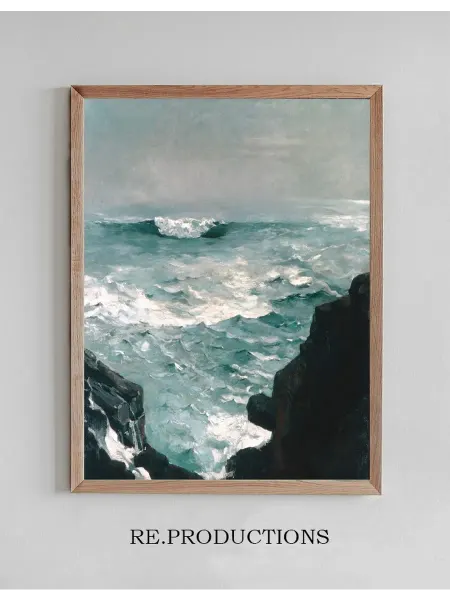 Re.productions Постер Cannon Rock - Winslow Homer